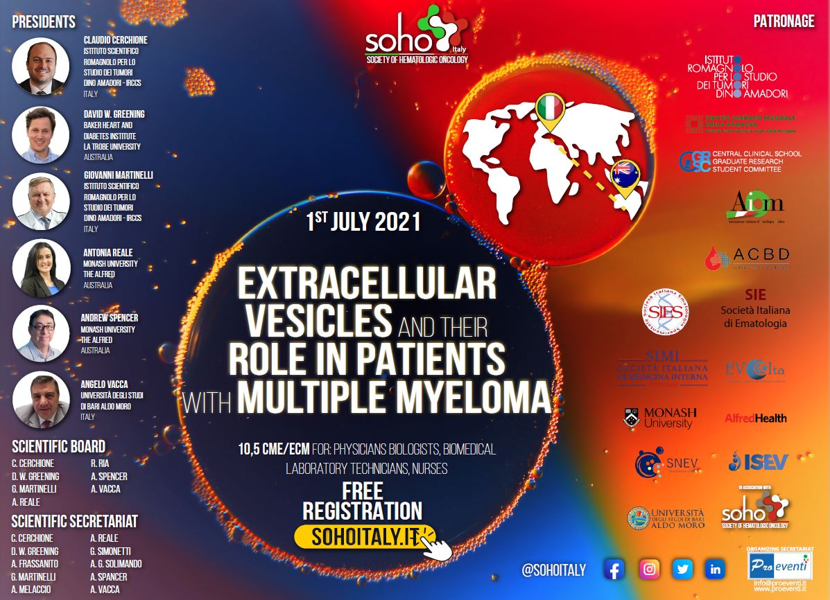 01/07/2021- SOHO ITALY EXTRACELLULAR VESICLES AND THEIR ROLE IN PATIENTS WITH MULTIPLE MYELOMA